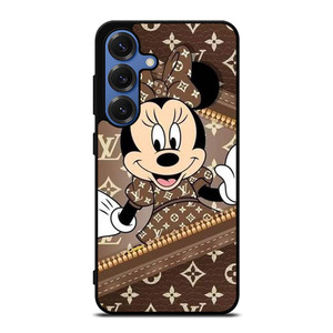 LOUIS VUITTON LV ZIPPER BROWN X MINNIE MOUSE DISNEY Samsung Galaxy S25 Case Cover LOUIS VUITTON LV ZIPPER BROWN X MINNIE MOUSE DISNEY Samsung Galaxy S25 Case Cover