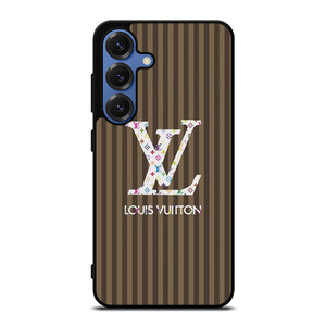 LOUS VUITTON LOGO LV BROWN STRIPES ICON Samsung Galaxy S25 Case Cover LOUS VUITTON LOGO LV BROWN STRIPES ICON Samsung Galaxy S25 Case Cover