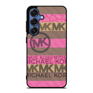 MICHAEL KORS PINK STRIP LOGO Samsung Galaxy S25 Case Cover MICHAEL KORS PINK STRIP LOGO Samsung Galaxy S25 Case Cover