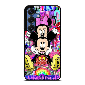 MICKEY MINNIE MOUSE DISNEY GUCCI PRADA OFF WHITE NIKE Samsung Galaxy S25 Case Cover MICKEY MINNIE MOUSE DISNEY GUCCI PRADA OFF WHITE NIKE Samsung Galaxy S25 Case Cover