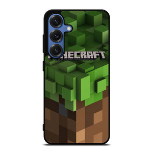 MINECRAFT LOGO CUBE Samsung Galaxy S25 Case Cover MINECRAFT LOGO CUBE Samsung Galaxy S25 Case Cover