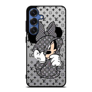 MINNIE MOUSE DISNEY FEAT LOUIS VUITTON LV GRAY Samsung Galaxy S25 Case Cover MINNIE MOUSE DISNEY FEAT LOUIS VUITTON LV GRAY Samsung Galaxy S25 Case Cover
