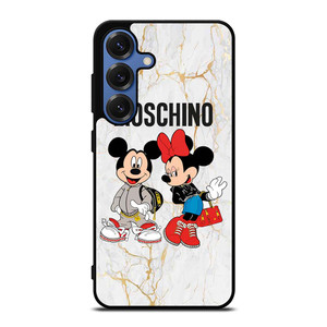 MOSCHINO MICKEY MINNIE MOUSE Samsung Galaxy S25 Case Cover MOSCHINO MICKEY MINNIE MOUSE Samsung Galaxy S25 Case Cover