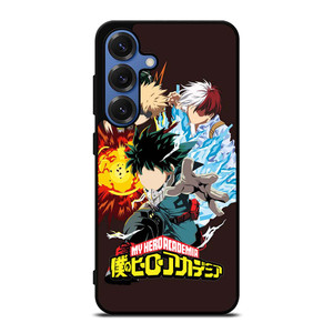 MY HERO ACADEMIA DEKU TODOROKI AND BAKUGOU Samsung Galaxy S25 Case Cover MY HERO ACADEMIA DEKU TODOROKI AND BAKUGOU Samsung Galaxy S25 Case Cover