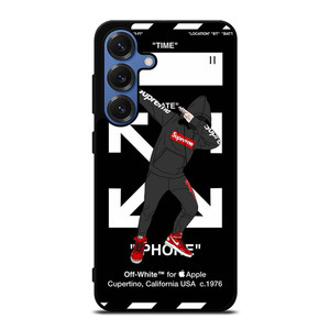 OFF WHITE DAB SUPREME Samsung Galaxy S25 Case Cover OFF WHITE DAB SUPREME Samsung Galaxy S25 Case Cover