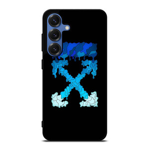 OFF WHITE LOGO MELTING Samsung Galaxy S25 Case Cover OFF WHITE LOGO MELTING Samsung Galaxy S25 Case Cover