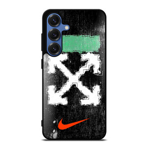 OFF WHITE NIKE LOGO Samsung Galaxy S25 Case Cover OFF WHITE NIKE LOGO Samsung Galaxy S25 Case Cover
