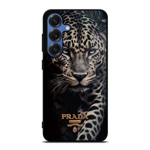 PRADA MILANO LOGO LEOPARD Samsung Galaxy S25 Case Cover PRADA MILANO LOGO LEOPARD Samsung Galaxy S25 Case Cover