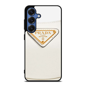 PRADA MILANO LOGO WHITE Samsung Galaxy S25 Case Cover PRADA MILANO LOGO WHITE Samsung Galaxy S25 Case Cover
