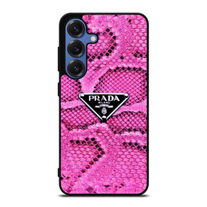 PRADA MILANO PINK SNAKE SKIN Samsung Galaxy S25 Case Cover PRADA MILANO PINK SNAKE SKIN Samsung Galaxy S25 Case Cover