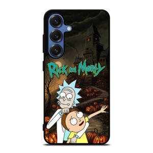 RICK AND MORTY HAPPY HALLOWEEN Samsung Galaxy S25 Case Cover RICK AND MORTY HAPPY HALLOWEEN Samsung Galaxy S25 Case Cover