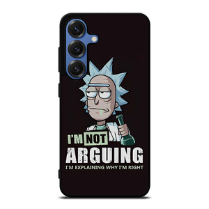 RICK AND MORTY NOT ARGUING Samsung Galaxy S25 Case Cover RICK AND MORTY NOT ARGUING Samsung Galaxy S25 Case Cover
