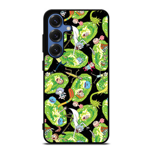 RICK AND MORTY PATTERN ALL Samsung Galaxy S25 Case Cover RICK AND MORTY PATTERN ALL Samsung Galaxy S25 Case Cover