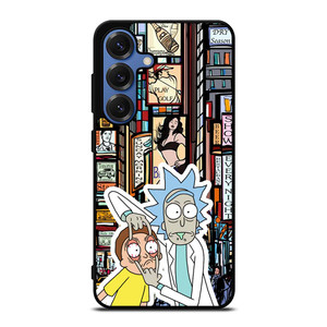 RICK AND MORTY TIMES SQUARE ART Samsung Galaxy S25 Case Cover RICK AND MORTY TIMES SQUARE ART Samsung Galaxy S25 Case Cover