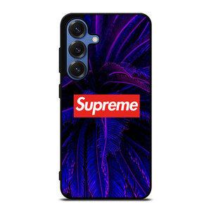 SUPREME GLOWING PALM TREE Samsung Galaxy S25 Case Cover SUPREME GLOWING PALM TREE Samsung Galaxy S25 Case Cover
