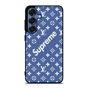 SUPREME LOUIS VUITTON BLUE Samsung Galaxy S25 Case Cover SUPREME LOUIS VUITTON BLUE Samsung Galaxy S25 Case Cover