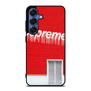 SUPREME MELTED RED HOUSE Samsung Galaxy S25 Case Cover SUPREME MELTED RED HOUSE Samsung Galaxy S25 Case Cover