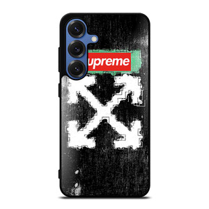 SUPREME OFF WHITE Samsung Galaxy S25 Case Cover SUPREME OFF WHITE Samsung Galaxy S25 Case Cover