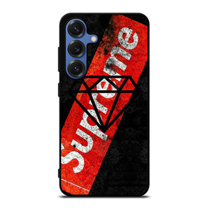 SUPREME X DIAMOND SUPPLY CO BLACK Samsung Galaxy S25 Case Cover SUPREME X DIAMOND SUPPLY CO BLACK Samsung Galaxy S25 Case Cover