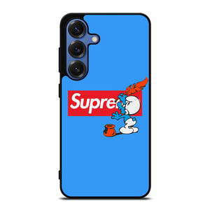 SUPREME X THE SMURFS Samsung Galaxy S25 Case Cover