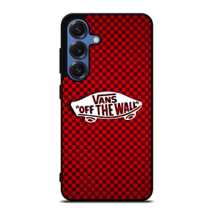 VANS OFF THE WALL SKATER RED CARBON Samsung Galaxy S25 Case Cover VANS OFF THE WALL SKATER RED CARBON Samsung Galaxy S25 Case Cover