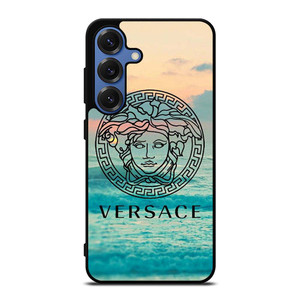 VERSACE LOGO BLUE SEA ICON Samsung Galaxy S25 Case Cover VERSACE LOGO BLUE SEA ICON Samsung Galaxy S25 Case Cover