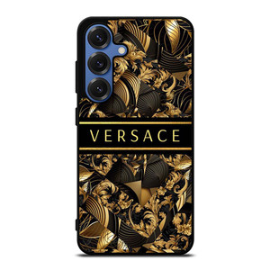 VERSACE LOGO COLLAGE ART Samsung Galaxy S25 Case Cover VERSACE LOGO COLLAGE ART Samsung Galaxy S25 Case Cover