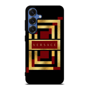 VERSACE LOGO RED GOLD ICON Samsung Galaxy S25 Case Cover VERSACE LOGO RED GOLD ICON Samsung Galaxy S25 Case Cover