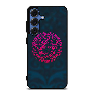 VERSACE VOILET GREEN LOGO Samsung Galaxy S25 Case Cover VERSACE VOILET GREEN LOGO Samsung Galaxy S25 Case Cover