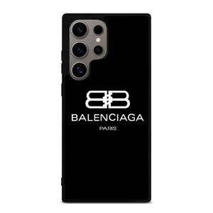 BALENCIAGA PARIS LOGO BLACK Samsung Galaxy S24 Ultra Case Cover
