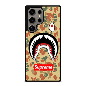 BAPE CAMO SHARK SUPREME Samsung Galaxy S24 Ultra Case Cover BAPE CAMO SHARK SUPREME Samsung Galaxy S24 Ultra Case Cover