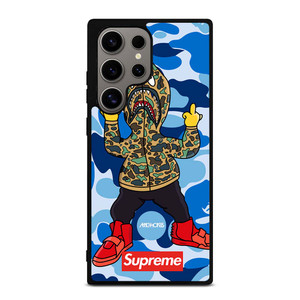 BATHING APE SUPREME SHARK CAMO Samsung Galaxy S24 Ultra Case Cover BATHING APE SUPREME SHARK CAMO Samsung Galaxy S24 Ultra Case Cover