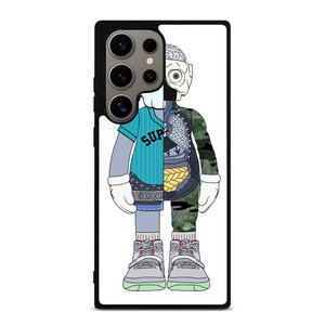 BEARBRICK X SUPREME X KAWS Samsung Galaxy S24 Ultra Case Cover BEARBRICK X SUPREME X KAWS Samsung Galaxy S24 Ultra Case Cover