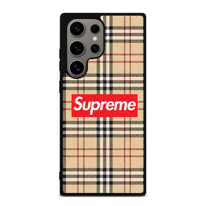 BURBERRY X SUPREME Samsung Galaxy S24 Ultra Case Cover BURBERRY X SUPREME Samsung Galaxy S24 Ultra Case Cover