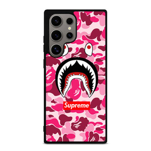 CAMO BATHING APE SUPREME PINK Samsung Galaxy S24 Ultra Case Cover CAMO BATHING APE SUPREME PINK Samsung Galaxy S24 Ultra Case Cover