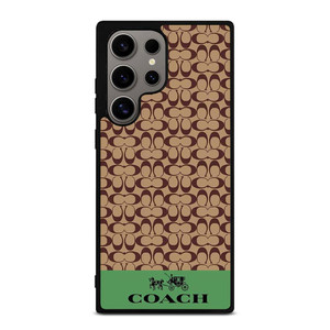 COACH NEW YORK LOGO GREEN BROWN Samsung Galaxy S24 Ultra Case Cover COACH NEW YORK LOGO GREEN BROWN Samsung Galaxy S24 Ultra Case Cover