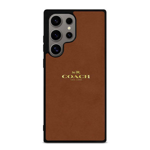 COACH NEW YORK LOGO ICON BROWN Samsung Galaxy S24 Ultra Case Cover COACH NEW YORK LOGO ICON BROWN Samsung Galaxy S24 Ultra Case Cover