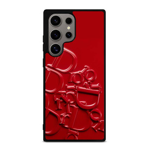 DIOR RED EMBOSS EMBLEM Samsung Galaxy S24 Ultra Case Cover DIOR RED EMBOSS EMBLEM Samsung Galaxy S24 Ultra Case Cover
