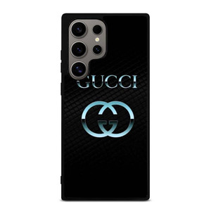 GUCCI LOGO BLUE ON BLACK EMBLEM Samsung Galaxy S24 Ultra Case Cover GUCCI LOGO BLUE ON BLACK EMBLEM Samsung Galaxy S24 Ultra Case Cover