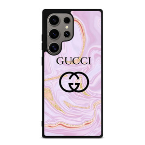 GUCCI LOGO EMBLEM ON PINK MARBLE Samsung Galaxy S24 Ultra Case Cover GUCCI LOGO EMBLEM ON PINK MARBLE Samsung Galaxy S24 Ultra Case Cover