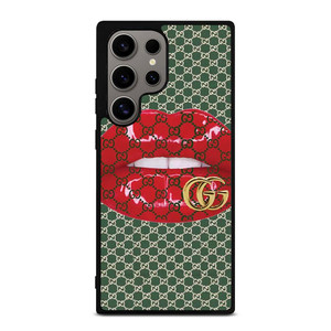 GUCCI LOGO PATTERN LIPS ICON Samsung Galaxy S24 Ultra Case Cover GUCCI LOGO PATTERN LIPS ICON Samsung Galaxy S24 Ultra Case Cover