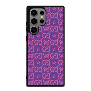 GUCCI LOGO STAR BUTTERFLIES PATTERN Samsung Galaxy S24 Ultra Case Cover GUCCI LOGO STAR BUTTERFLIES PATTERN Samsung Galaxy S24 Ultra Case Cover