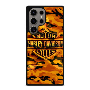 HARLEY DAVIDSON CAMO ORANGE Samsung Galaxy S24 Ultra Case Cover HARLEY DAVIDSON CAMO ORANGE Samsung Galaxy S24 Ultra Case Cover