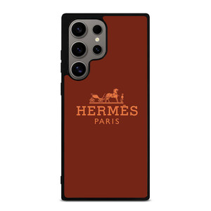 HERMES PARIS LOGO BROWN Samsung Galaxy S24 Ultra Case Cover HERMES PARIS LOGO BROWN Samsung Galaxy S24 Ultra Case Cover