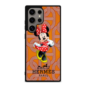 HERMES PARIS PATTERN MINNIE MOUSE DISNEY Samsung Galaxy S24 Ultra Case Cover HERMES PARIS PATTERN MINNIE MOUSE DISNEY Samsung Galaxy S24 Ultra Case Cover