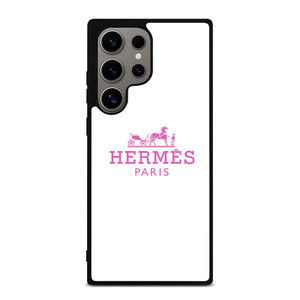 HERMES PARIS PINK LOGO Samsung Galaxy S24 Ultra Case Cover HERMES PARIS PINK LOGO Samsung Galaxy S24 Ultra Case Cover