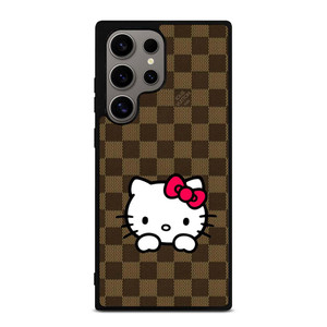 LOUIS VUITTON LOGO LV PATTERN HELLO KITTY Samsung Galaxy S24 Ultra Case Cover LOUIS VUITTON LOGO LV PATTERN HELLO KITTY Samsung Galaxy S24 Ultra Case Cover