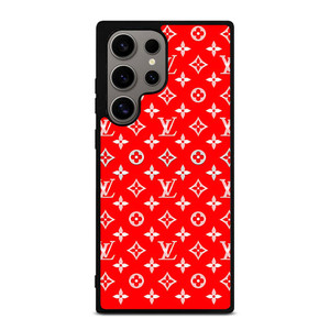 LOUIS VUITTON LV LOGO RED PATTERN Samsung Galaxy S24 Ultra Case Cover LOUIS VUITTON LV LOGO RED PATTERN Samsung Galaxy S24 Ultra Case Cover