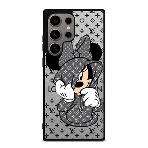 MINNIE MOUSE DISNEY FEAT LOUIS VUITTON LV GRAY Samsung Galaxy S24 Ultra Case Cover