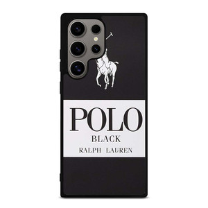 POLO RALPH LAUREN BLACK Samsung Galaxy S24 Ultra Case Cover POLO RALPH LAUREN BLACK Samsung Galaxy S24 Ultra Case Cover